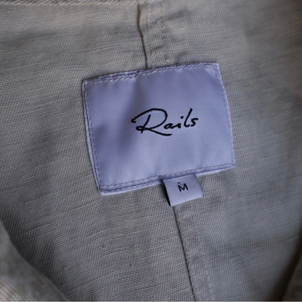 Rails Revolve Collins Utility Safari Jacket Tan M… - image 4